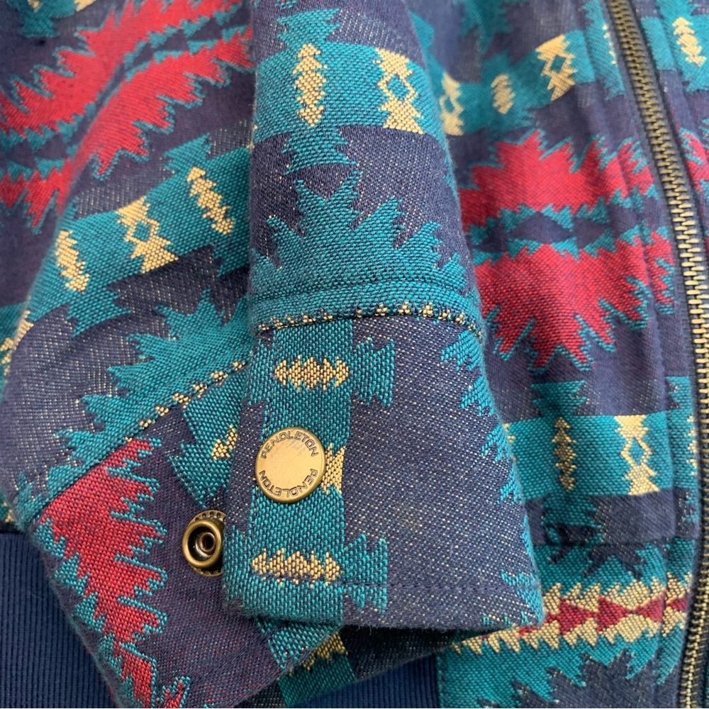 Pendleton Native Pattern Bomber Jacket - image 4